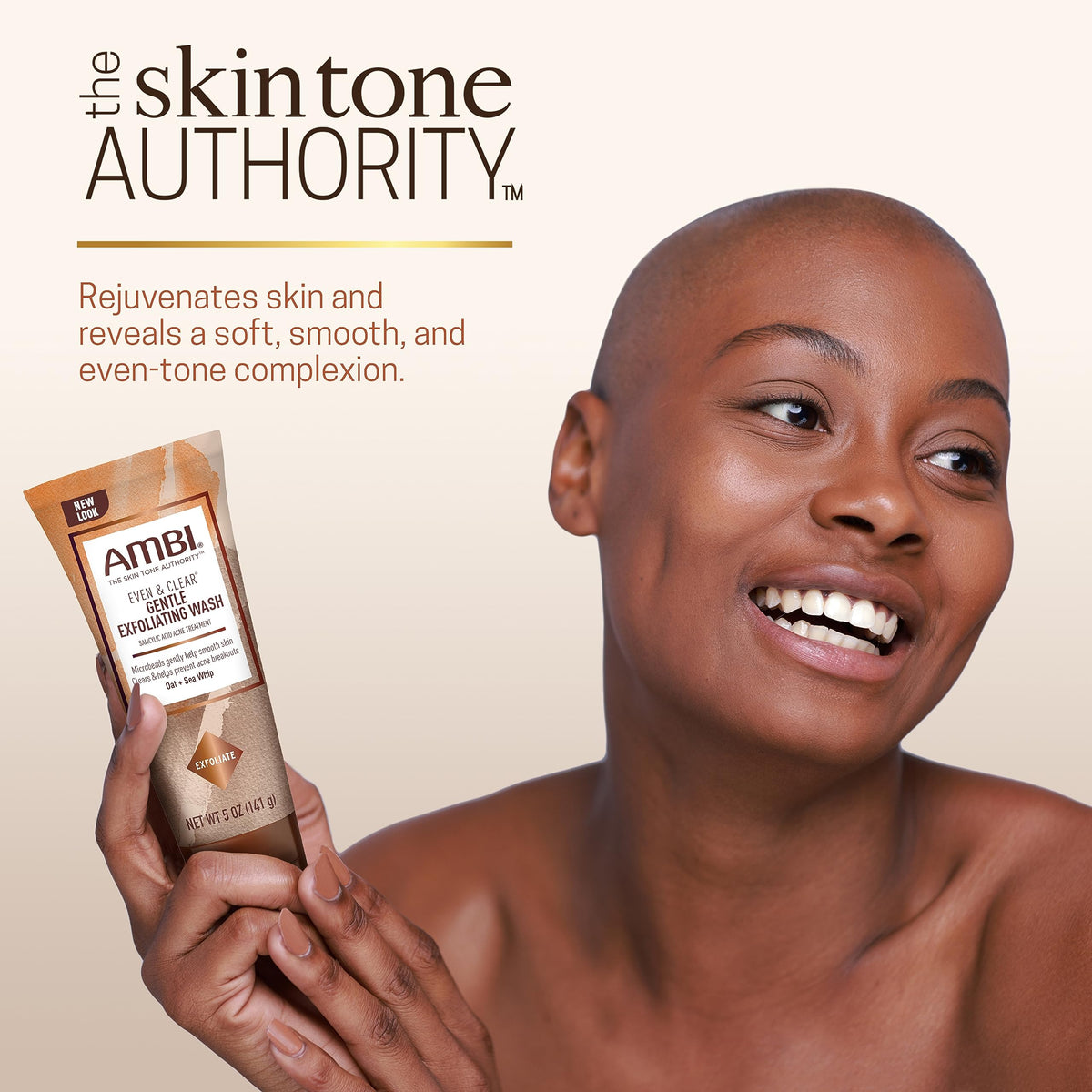 Ambi close-up of biodegradable jojoba microbeads for gentle smoothing