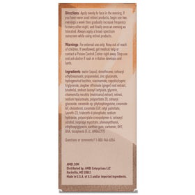 Ambi nighttime routine setup with serum and moisturizer supporting skin care