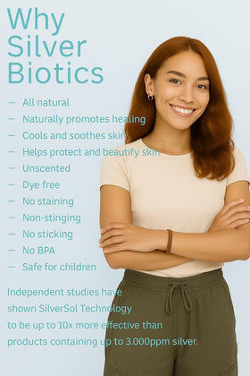 American Biotech Labs gel on fingertip showing easy application benefit