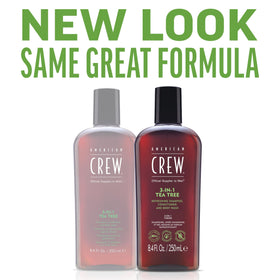 American Crew back label with ingredients and usage directions for clear guidance