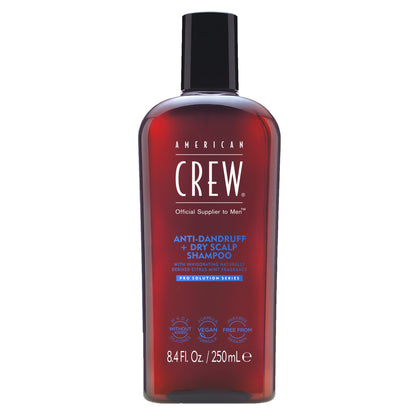 American Crew front packaging showing bottle and clear product purpose