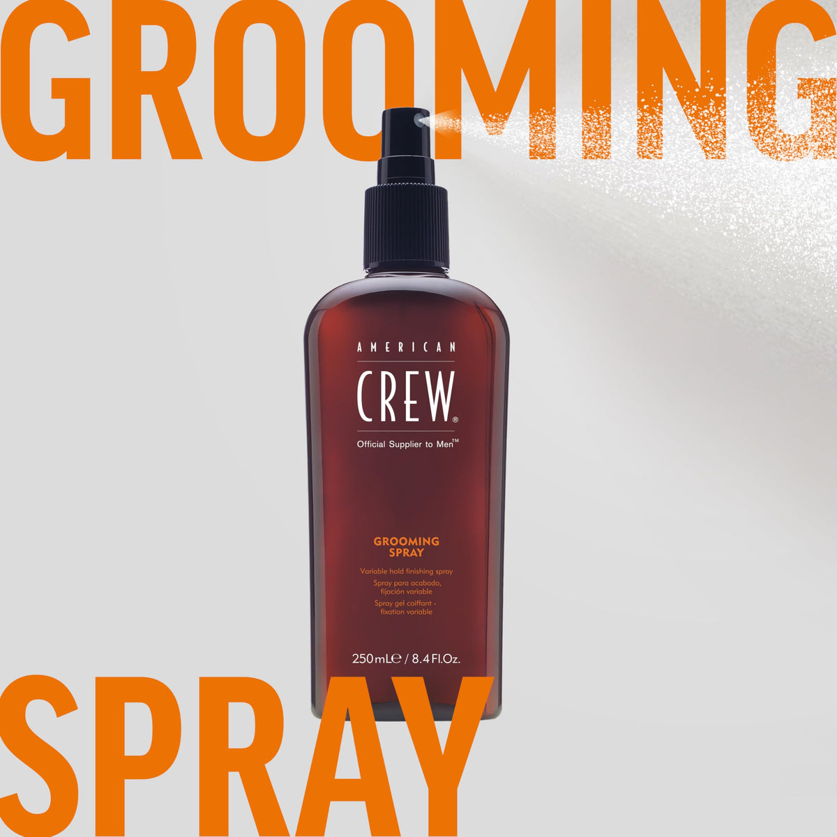 American Crew lifestyle bathroom scene showing everyday grooming and refined finish