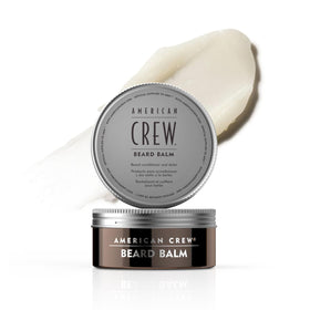 American Crew front tin view showing label and compact size for easy storage