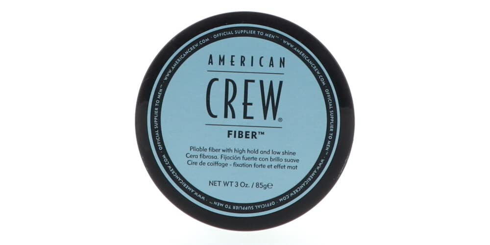 American Crew front view of Classic Fiber jar showing packaging and product name for easy selection