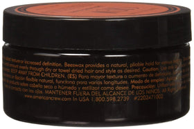American Crew texture close-up of paste in hand for easy styling control