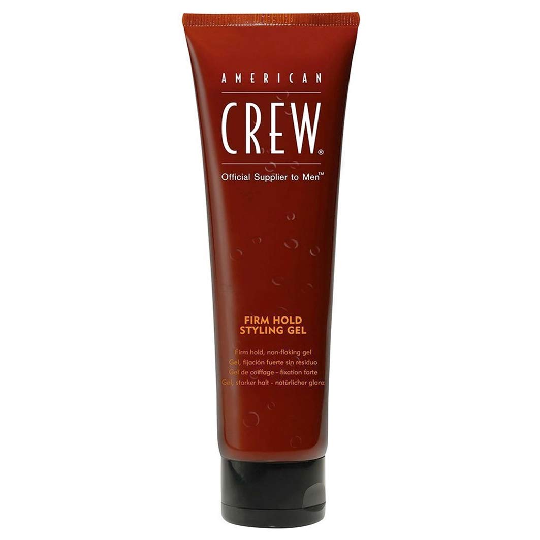 American Crew front packaging showing product and strong hold benefit