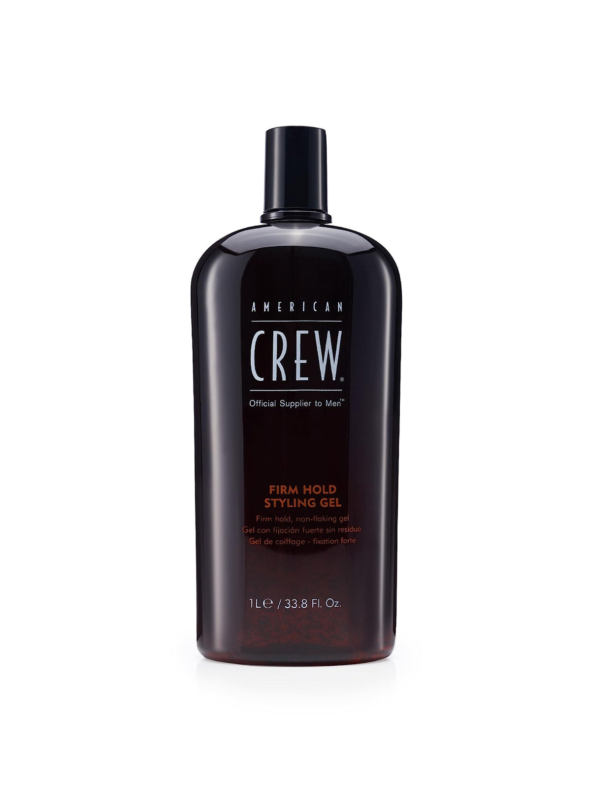 American Crew front packaging showing bottle and brand for clear product identification and value
