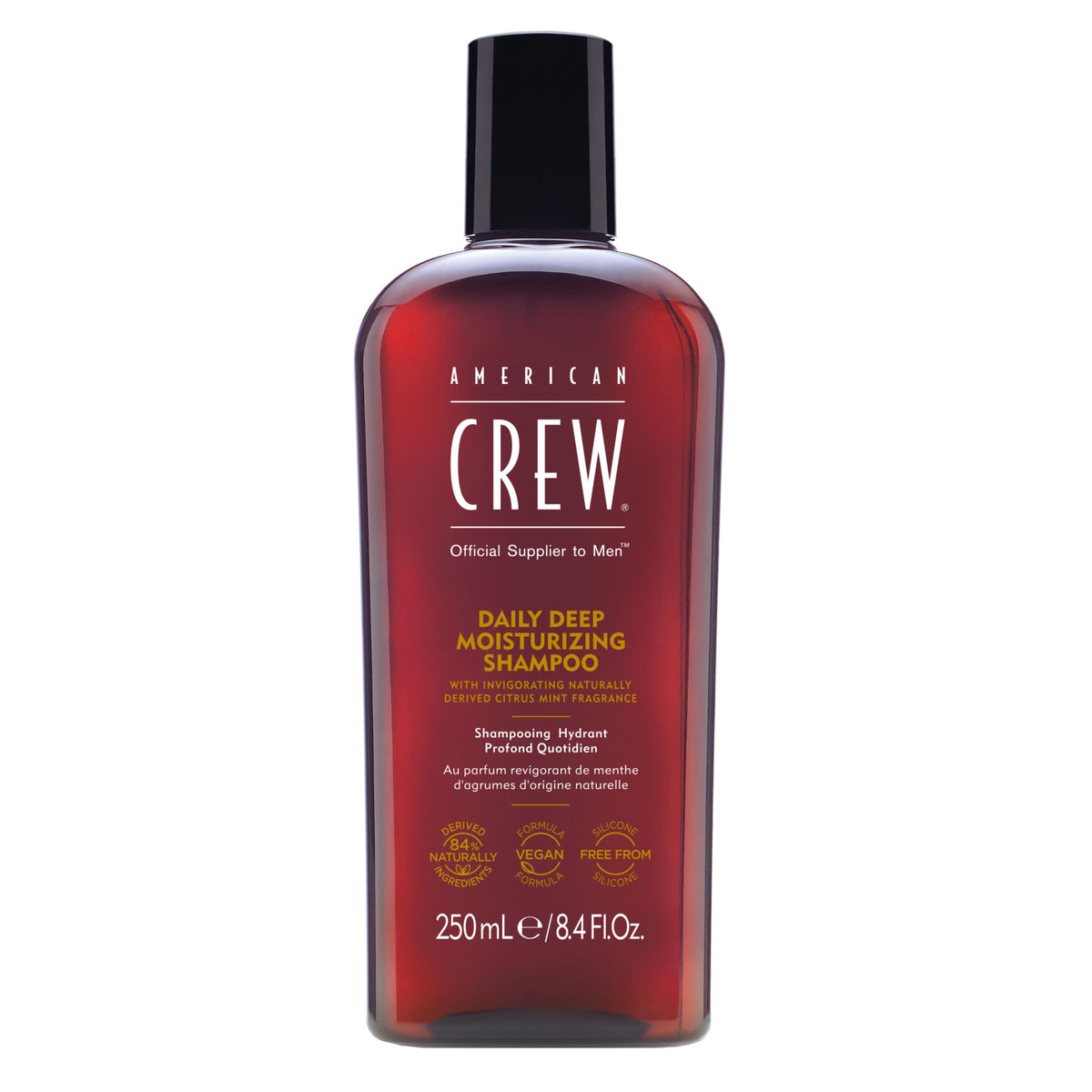 AMERICAN CREW front packaging showing label and citrus mint benefits