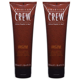 AMERICAN CREW front packaging of light hold gel showing label and size for easy purchase