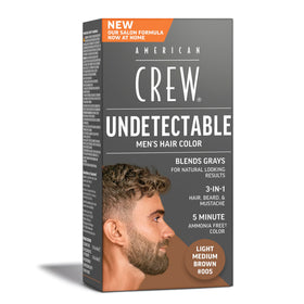 American Crew front packaging showing product and shade for discreet coverage