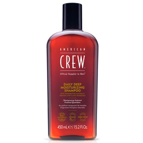 American Crew front packaging showing 15.2 fl oz bottle and label benefit
