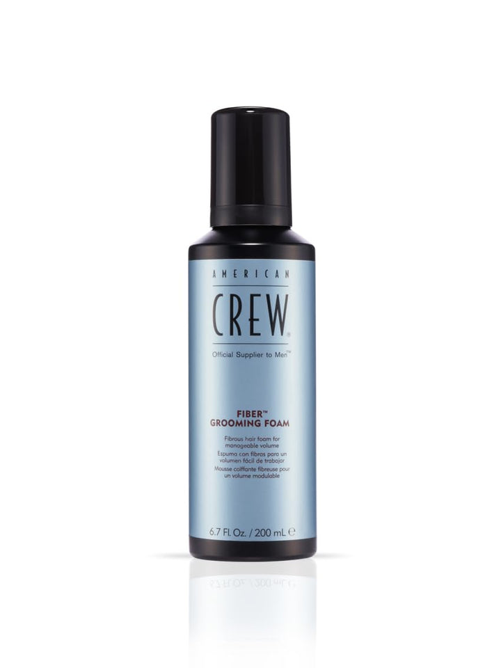 American Crew front packaging showing product and branding for reliable styling