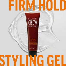 American Crew on bathroom shelf styled lifestyle shot for daily grooming
