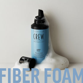 American Crew label and ingredient panel showing product details and benefits