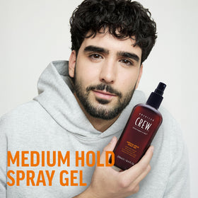 American Crew label closeup highlighting ingredients and benefit of low pH