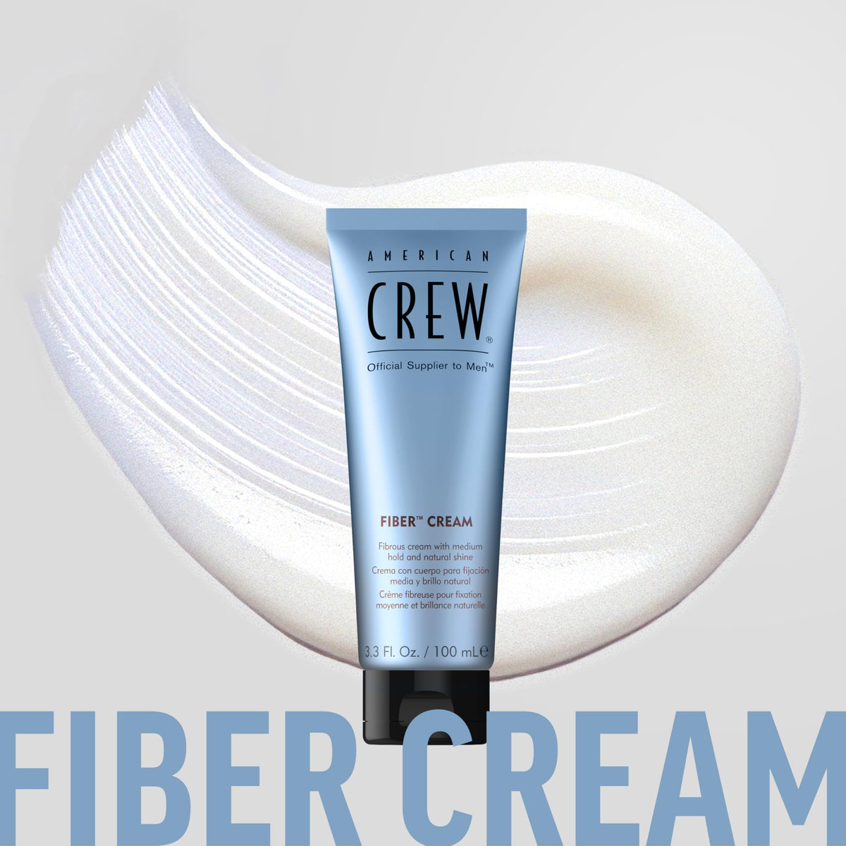 American Crew jar on bathroom shelf implying daily grooming convenience