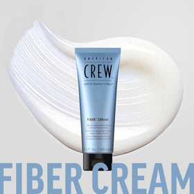 American Crew jar on bathroom shelf implying daily grooming convenience