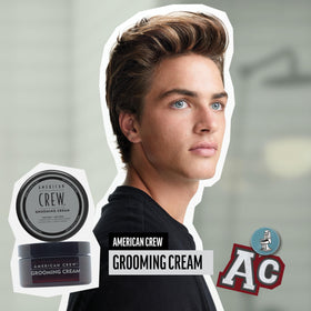 American Crew open jar texture demonstrating smooth application benefit
