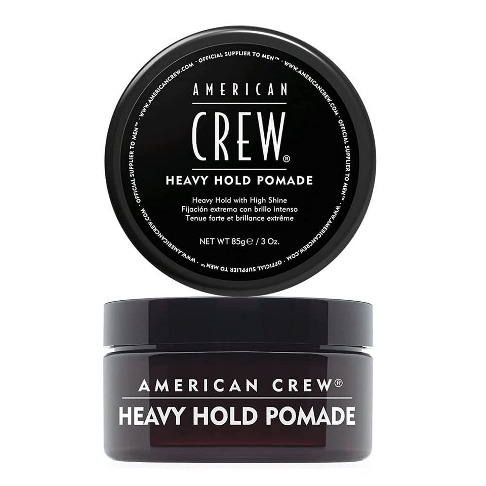 American Crew jar front label clear view showing brand and glossy hold benefit