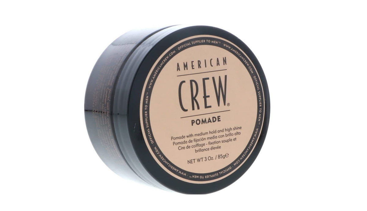 American Crew jar front view showing label and size, clear product identity and convenience