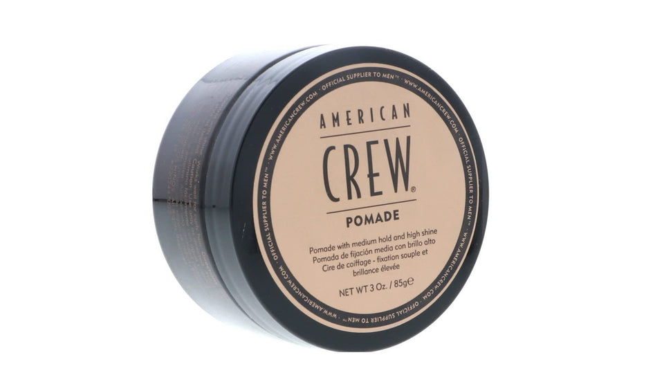 American Crew jar front view showing label and size, clear product identity and convenience