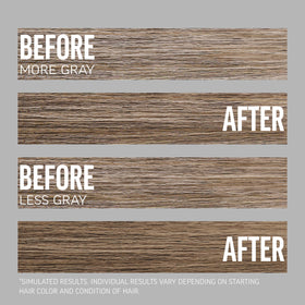 American Crew rinse action during shampoo showing clean, even color removal