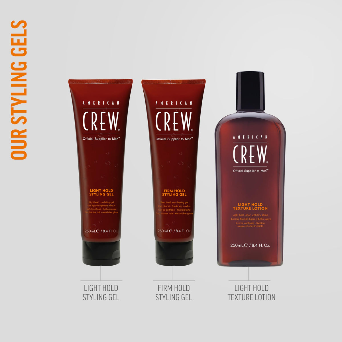 American Crew 13.1 fl oz size comparison, shows long-lasting supply