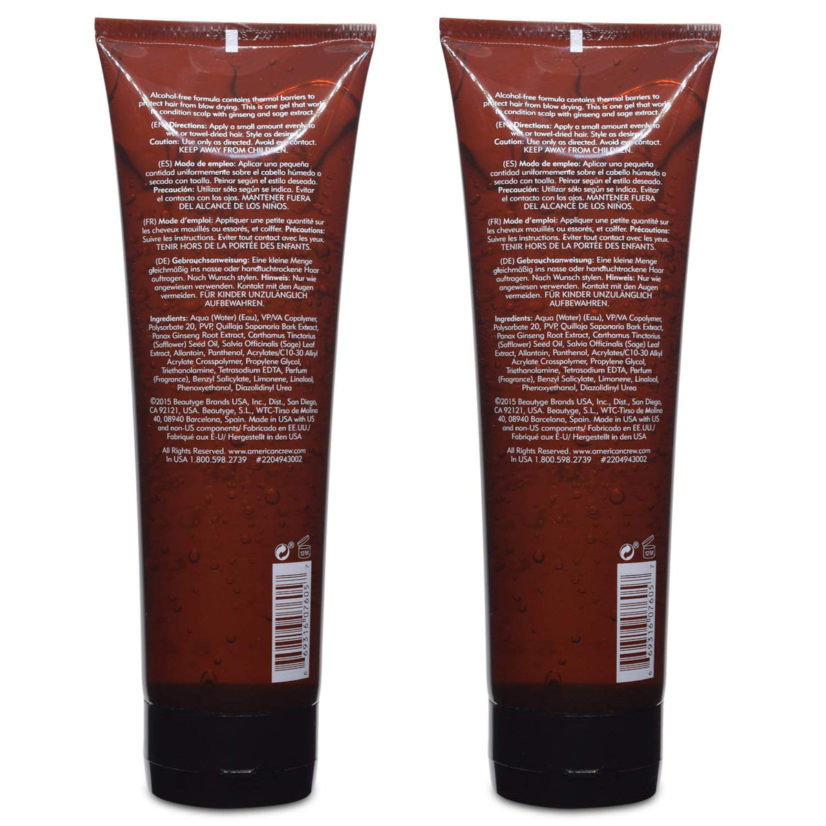 AMERICAN CREW close-up of gel texture demonstrating smooth consistency and easy application
