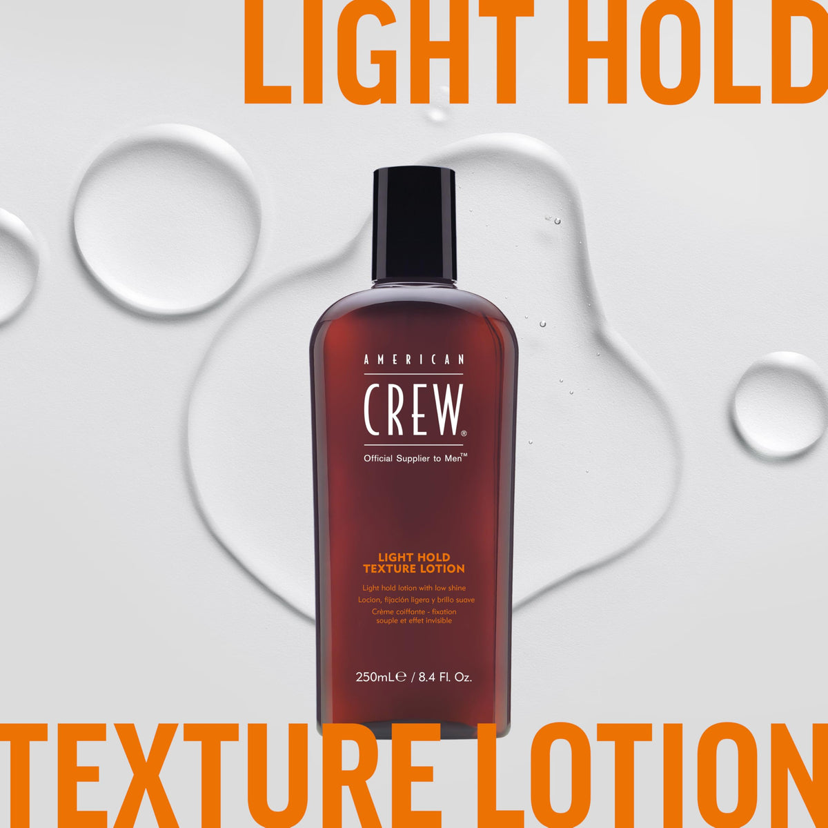 American Crew in bathroom lifestyle shot showing effortless daily grooming routine