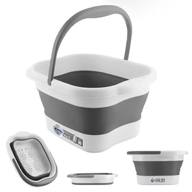 American Wellness Authority foot tub front view showing deep basin for comfortable soaks