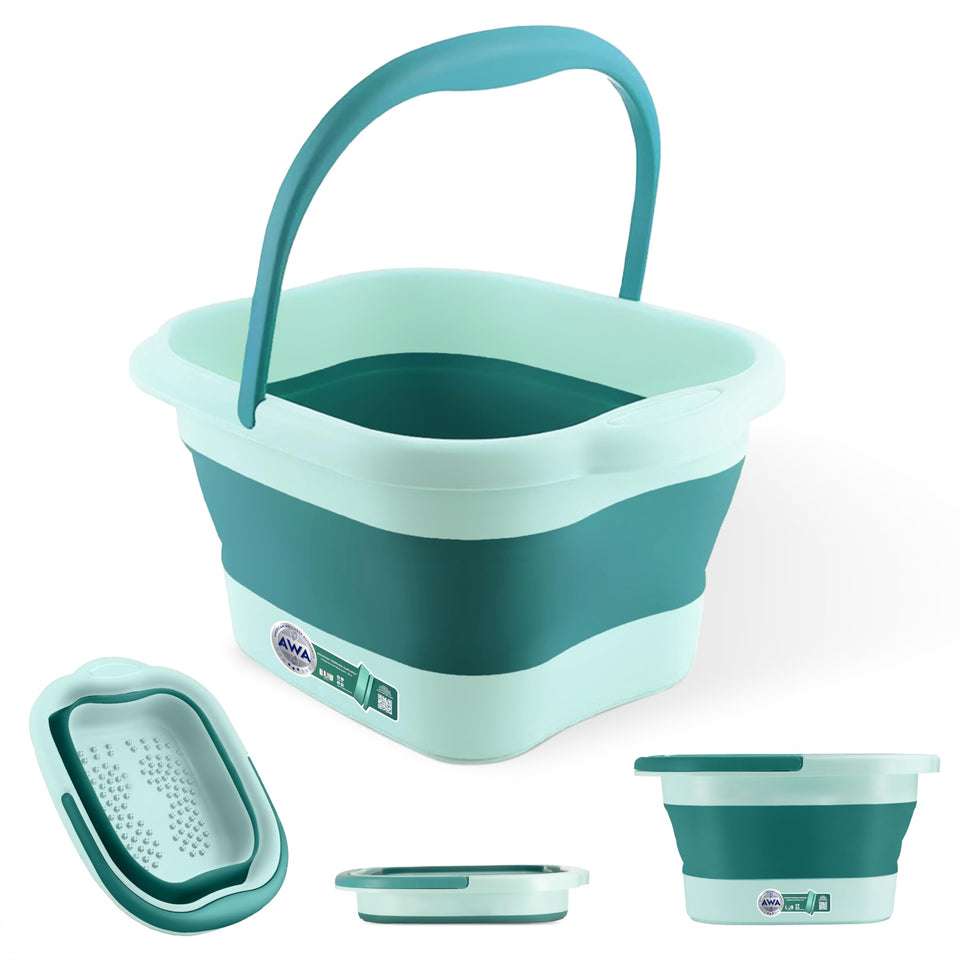 American Wellness Authority front view of foot tub showing full basin and rim for stable soaks