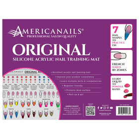 AMERICANAILS .COM close-up of silicone surface texture highlighting easy-clean benefit