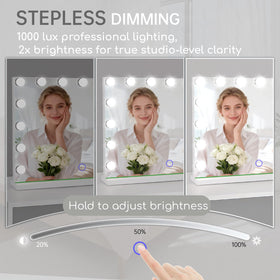 Amifiy detachable 10x magnifier detail for precise eyebrow and lash work
