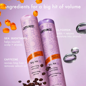 amika creamy conditioner texture close-up, demonstrates smooth hydrating formula