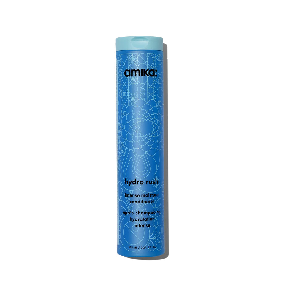 amika bottle front view showing product and easy identification with deep hydration benefit