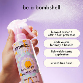 amika back label with ingredients and usage directions highlighting clean-beauty benefits