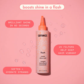 Amika cream texture close-up highlighting fast-absorbing moisture