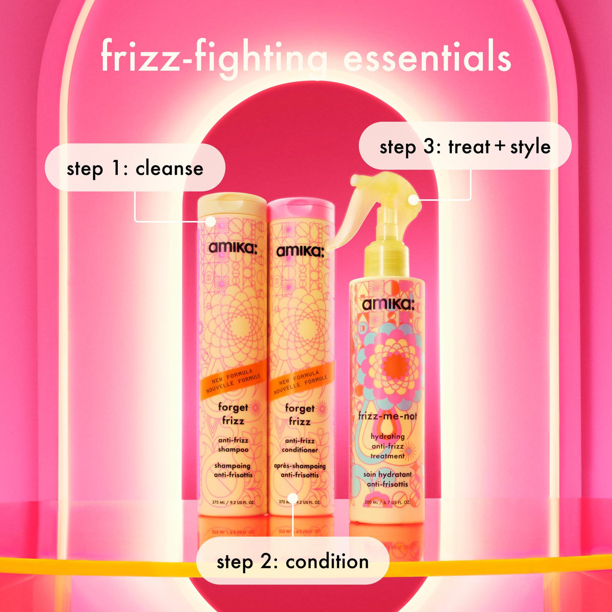 Amika ingredient visual of water lily extract indicating smoothing benefit