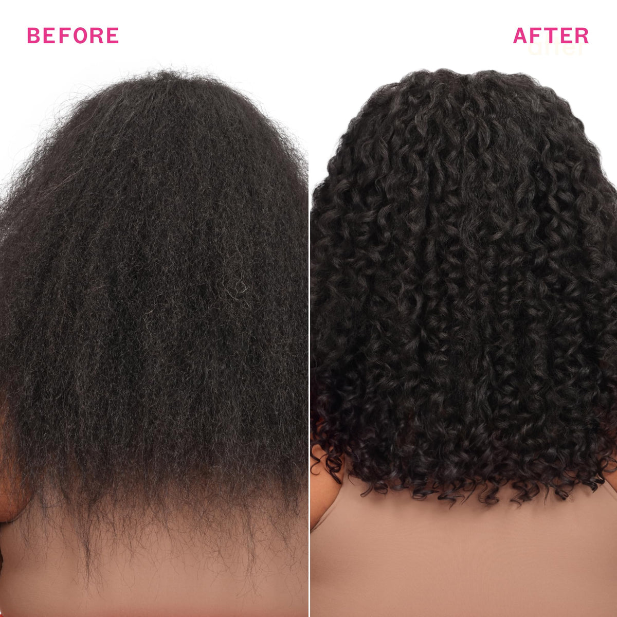 amika sleek blown-out hair result in bright room showing glossy frizz-free finish