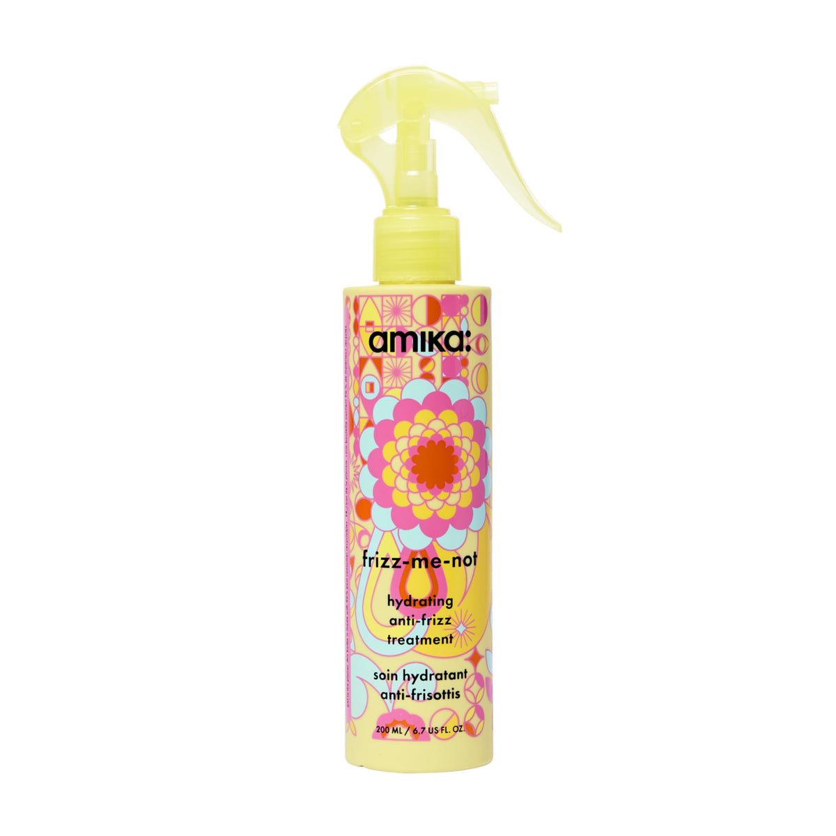 amika bottle front packaging showing product name and size for clear identification and choice