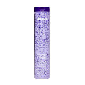 amika front bottle showing conditioner and violet hue, clarifies brassiness