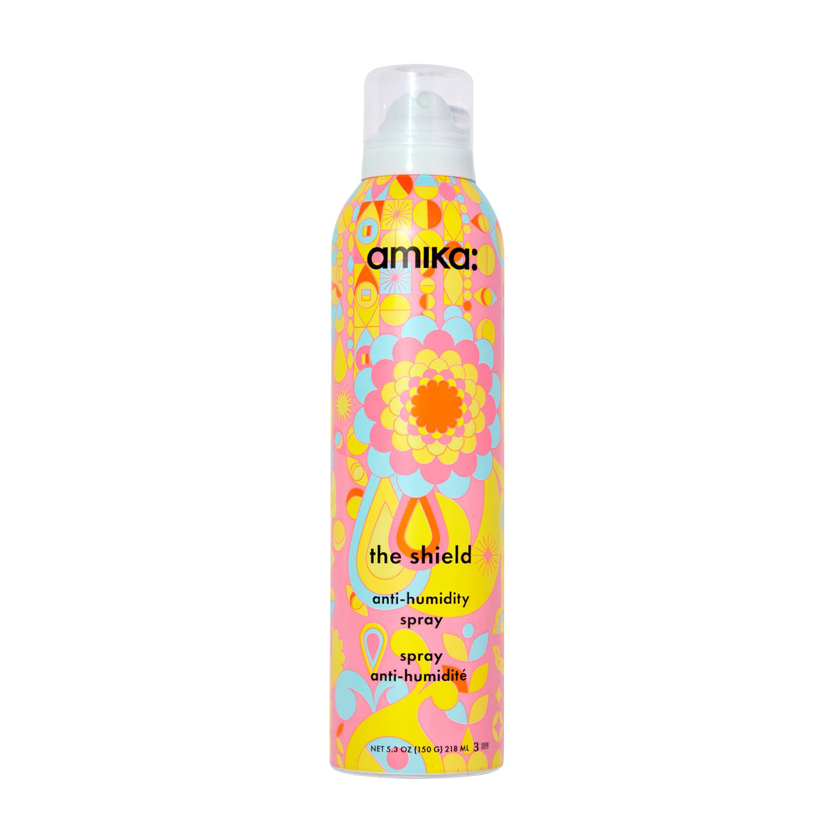 amika front packaging showcasing bottle and label for protection