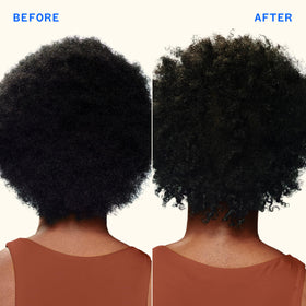 Amika Hydro Rush shampoo texture close-up highlighting smooth, hydrating consistency
