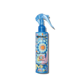 Amika Hydro Rush front bottle showing label, hydration-focused benefit