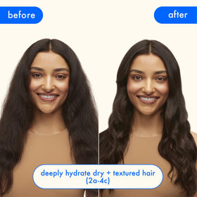 Amika conditioner in shower demonstrating smooth application and detangling