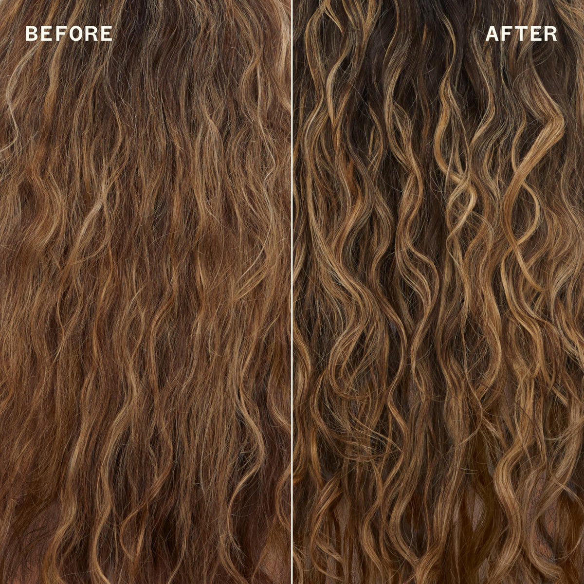 Applying Amika Hydro Rush to damp hair for detangling and smoother styling
