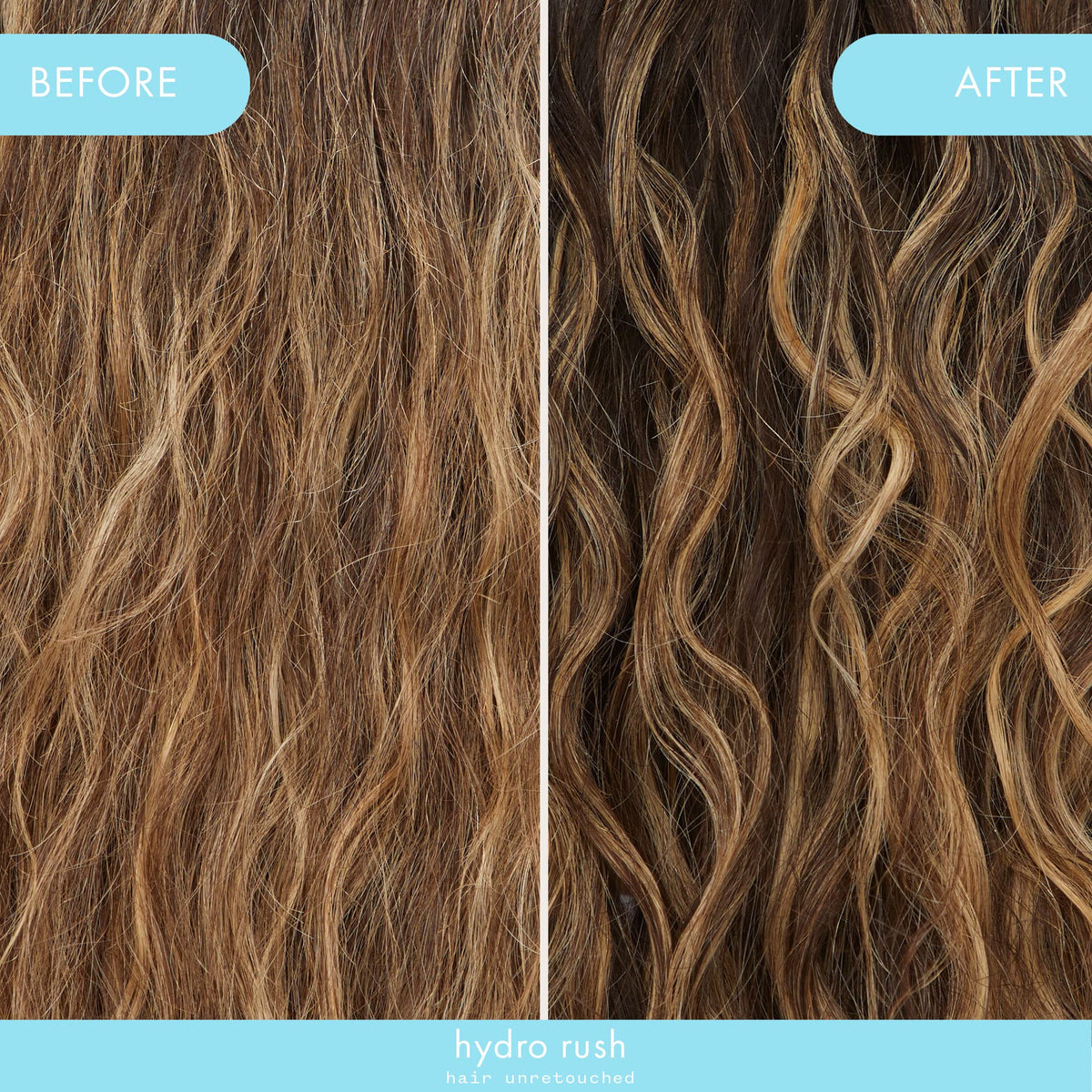 Amika Hydro Rush spray on hand showing lightweight texture and quick absorption benefit