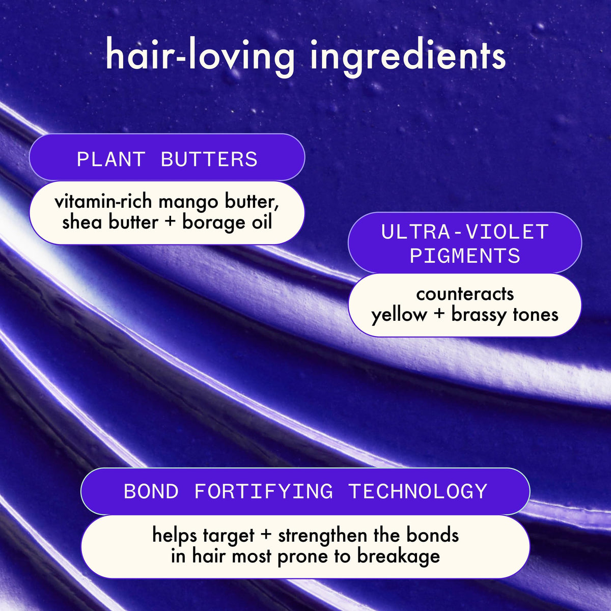 amika label and ingredients panel detail showing natural butters and formulation transparency benefit