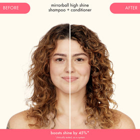 amika before-and-after lengths and ends showing softer, glossier finish