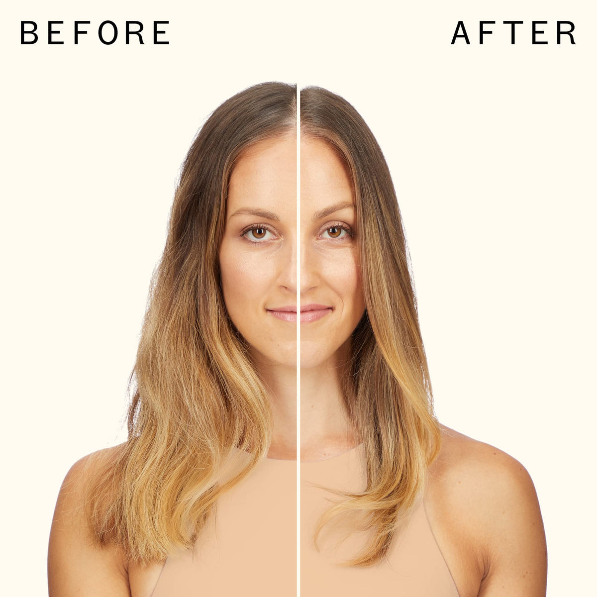 Amika normcore conditioner being applied in shower for easier detangling